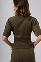 BLUSA ALGODÃO PIMA VERDE QUARTEL