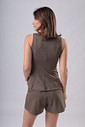 BLUSA ROMA VERDE FÓSSIL BLUSA ROMA VERDE FÓSSIL