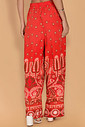 Calça Viscose Cós Costas Elástico Estampada Boho De Chelles SP0971BQ