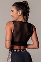 Top Walk Fitness Estampa Animal Print com Tule Hipkini 3339518