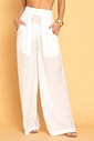 Calça Wide Branca Trópico SP1359BQ De Chelles
