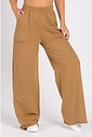 Calça Wide Leg Moletom Peluciada Caramelo Calça Wide Leg Moletom Peluciada Caramelo