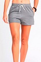 Short de Moletom Feminino Runner Larel Chumbo Short de Moletom Feminino Runner Larel Chumbo
