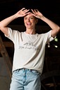 T-shirt Estonada Wake It Branca T-shirt Estonada Wake It Branca