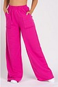 Calça Wide Leg Moletom Peluciada Pink Calça Wide Leg Moletom Peluciada Pink