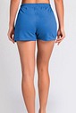 Short de Moletom Feminino Runner Larel Azul Denim  Short de Moletom Feminino Runner Larel Azul Denim