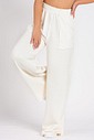 Calça Wide Leg Moletom Off White Calça Wide Leg Moletom Off White