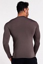 Camiseta Térmica Manga Longa Masculina Chumbo Camiseta Térmica Manga Longa Masculina Chumbo
