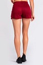 Short de Moletom Feminino Runner Larel Bordo Short de Moletom Feminino Runner Larel Bordo