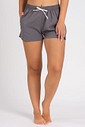 Short Praia Confort Feminino Liso Chumbo Short Praia Confort Feminino Liso Chumbo