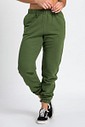 Calça Jogger Color Feminina  Peluciada Verde Militar Calça Jogger Color Feminina  Peluciada Verde Militar