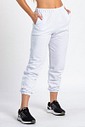Calça Jogger Color Feminina Peluciada Branco Calça Jogger Color Feminina Peluciada Branco