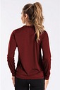 Camiseta Térmica Manga Longa Feminina Bordo Camiseta Térmica Manga Longa Feminina Bordo