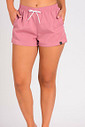Short Praia Confort Feminino Liso Rosa