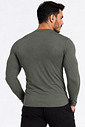 Camiseta Térmica Manga Longa Masculina Peluciada Verde Militar Camiseta Térmica Manga Longa Masculina Peluciada Verde Militar