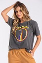 T-shirt Estonada Color Planet Chumbo T-shirt Estonada Color Planet Chumbo