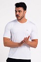 Camiseta Proteção Solar UV DRY Manga Curta Masculina Branco