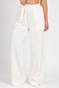 Calça Wide Leg Moletom Off White Calça Wide Leg Moletom Off White
