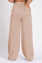 Calça Wide Leg Moletom Cappuccino Calça Wide Leg Moletom Cappuccino