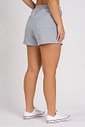 Short de Moletom Feminino Bolso a Fio Mescla 