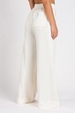 Calça Wide Leg Moletom Off White Calça Wide Leg Moletom Off White