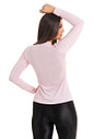 Camiseta Térmica Manga Longa Feminina Peluciada Rosa