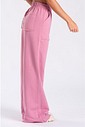 Calça Wide Leg Moletom Peluciada Rosê Calça Wide Leg Moletom Peluciada Rosê