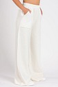 Calça Wide Leg Moletom Off White Calça Wide Leg Moletom Off White