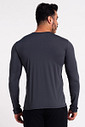 Camiseta Proteção Solar UV DRY Manga Longa Masculina Chumbo Camiseta Proteção Solar UV DRY Manga Longa Masculina Chumbo
