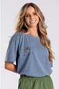 T-shirt Estonada Sweet Azul T-shirt Estonada Sweet Azul
