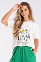 T-shirt Desert Branca T-shirt Desert Branca
