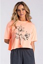 Cropped Estonado Flora Coral Cropped Estonado Flora Coral