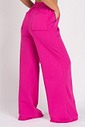 Calça Wide Leg Moletom Pink