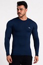 Camiseta Térmica Manga Longa Masculina Marinho Camiseta Térmica Manga Longa Masculina Marinho