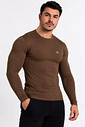 Camiseta Térmica Manga Longa Masculina Peluciada Caramelo Camiseta Térmica Manga Longa Masculina Peluciada Caramelo