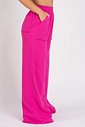 Calça Wide Leg Moletom Pink