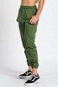 Calça Jogger Color Feminina  Peluciada Verde Militar Calça Jogger Color Feminina  Peluciada Verde Militar