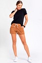 Short de Moletom Feminino Runner Larel Caramelo