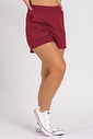 Short de Moletom Feminino Bolso a Fio Bordo  Short de Moletom Feminino Bolso a Fio Bordo