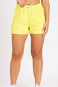 Short de Moletom Feminino Runner Larel Citrico Short de Moletom Feminino Runner Larel Citrico