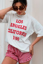 T-Shirt Over Los Angeles Luxo Urbano