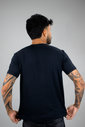T-shirt Técnologica Masculina em Modal Preta Luxo Urbano