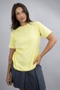 T-shirt Tradicional Lisa Amarelo Luxo Urbano