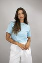 T-shirt Tradicional Lisa Azul Luxo Urbano
