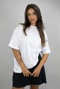 T-shirt Oversized Lisa Branca Luxo Urbano T-shirt Oversized Lisa Branca Luxo Urbano