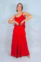 Saia Longa Vermelha Pami Luxo Urbano