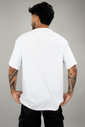 T-shirt Oversized Masculina Branca Luxo Urbano T-shirt Oversized Masculina Branca Luxo Urbano