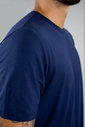 T-shirt Técnologica  Masculina em Modal Marinho Luxo Urbano