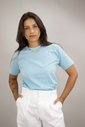 T-shirt Tradicional Lisa Azul Luxo Urbano
