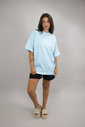T-shirt Oversized Lisa Azul Luxo Urbano